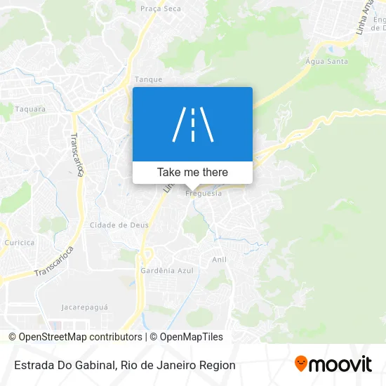 Estrada Do Gabinal map