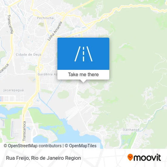 Rua Freijo map