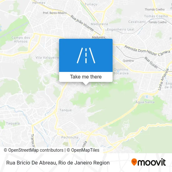 Rua Bricio De Abreau map