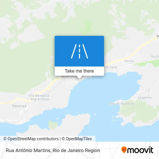 Rua Antônio Martins map