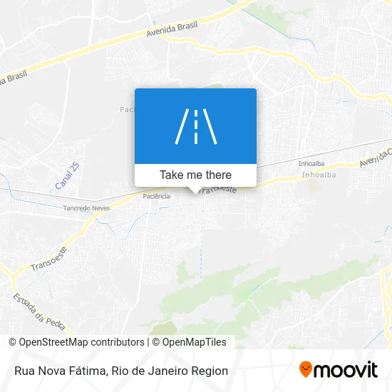 Rua Nova Fátima map