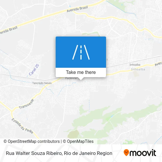 Rua Walter Souza Ribeiro map