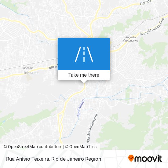 Mapa Rua Anísio Teixeira