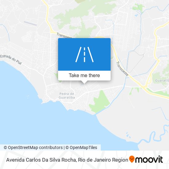 Mapa Avenida Carlos Da Silva Rocha