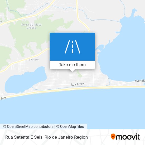 Rua Setenta E Seis map