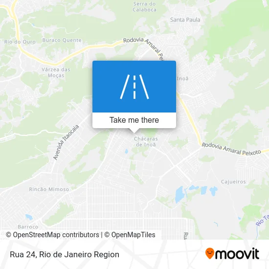 Rua 24 map