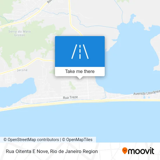 Rua Oitenta E Nove map