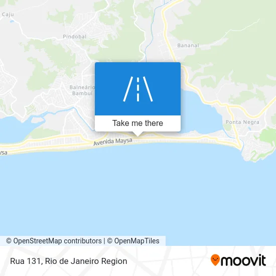 Rua 131 map