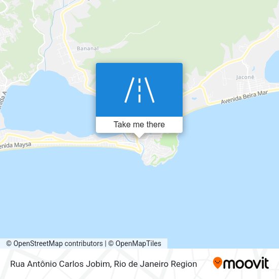 Rua Antônio Carlos Jobim map