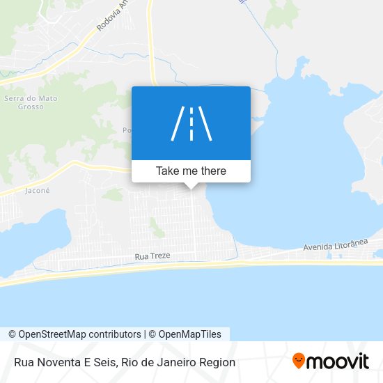 Rua Noventa E Seis map