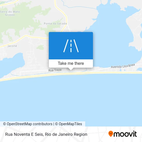 Rua Noventa E Seis map