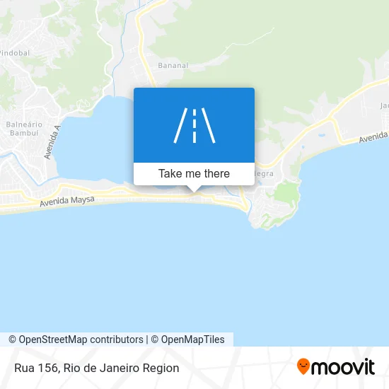 Rua 156 map
