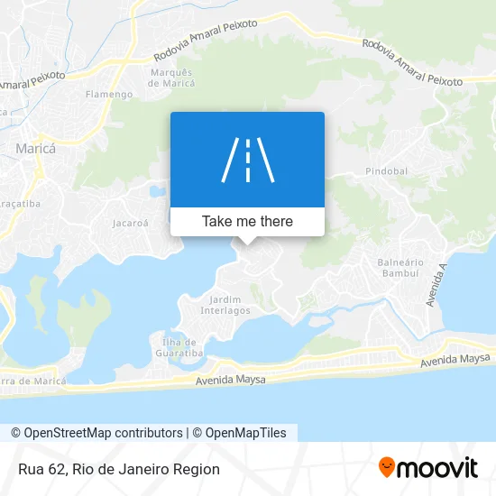Rua 62 map