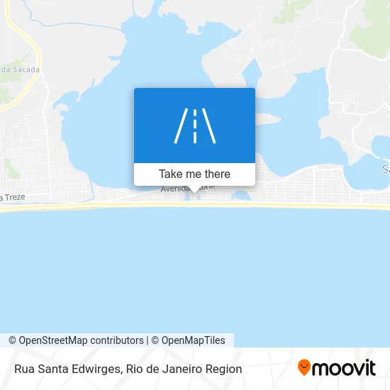 Rua Santa Edwirges map