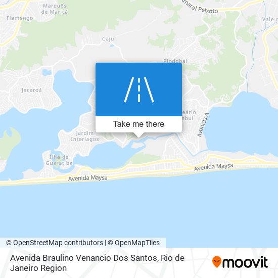 Mapa Avenida Braulino Venancio Dos Santos