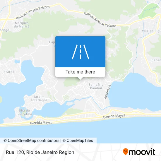 Rua 120 map