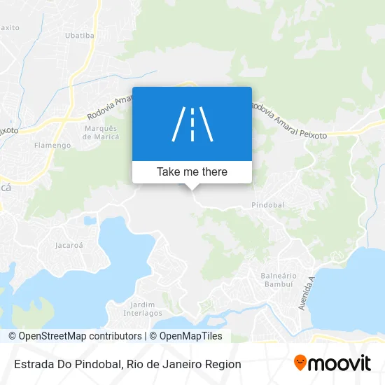 Estrada Do Pindobal map