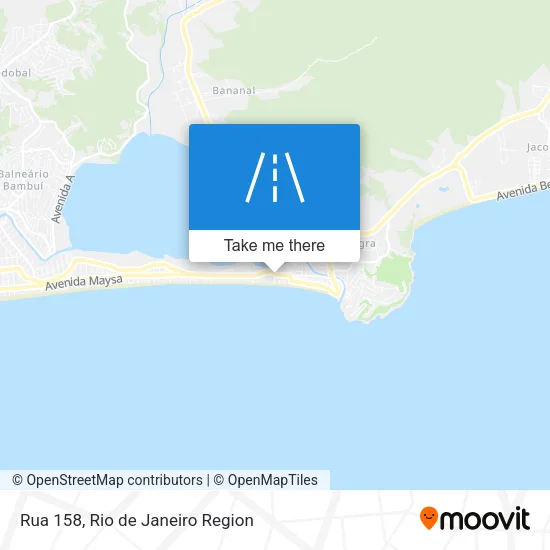 Rua 158 map