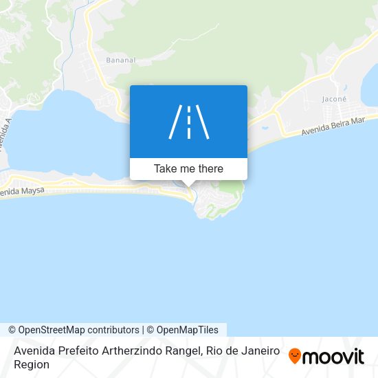 Avenida Prefeito Artherzindo Rangel map