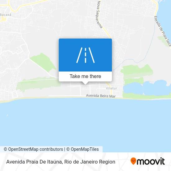 Avenida Praia De Itaúna map