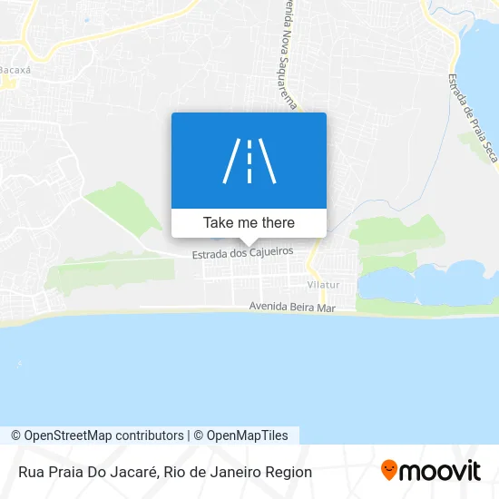 Rua Praia Do Jacaré map
