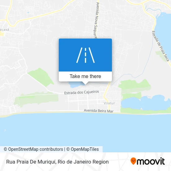 Rua Praia De Muriquí map
