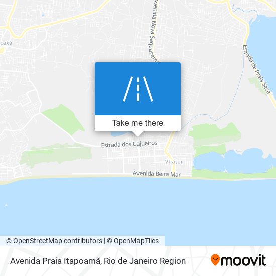 Mapa Avenida Praia Itapoamã