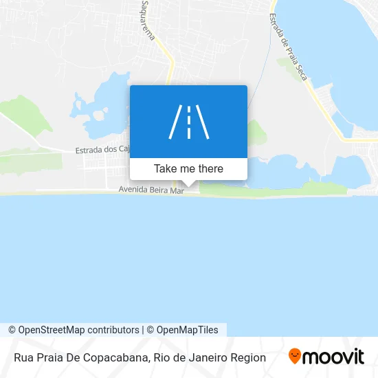 Rua Praia De Copacabana map