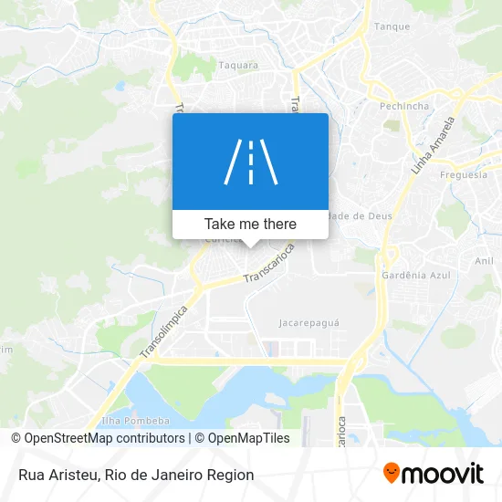 Rua Aristeu map