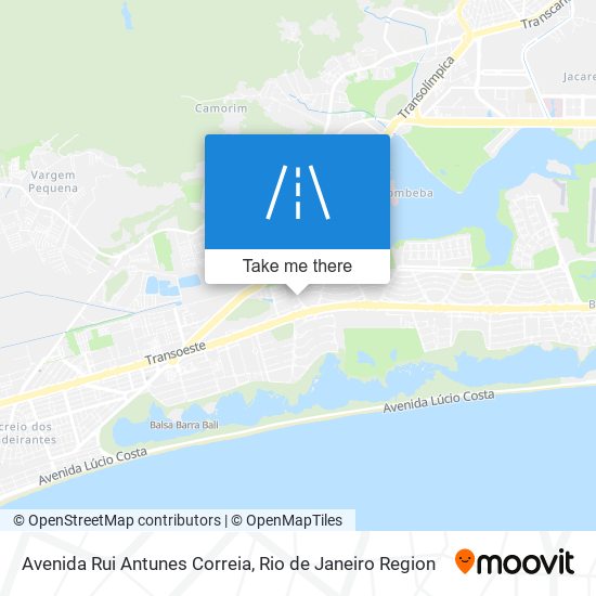 Mapa Avenida Rui Antunes Correia