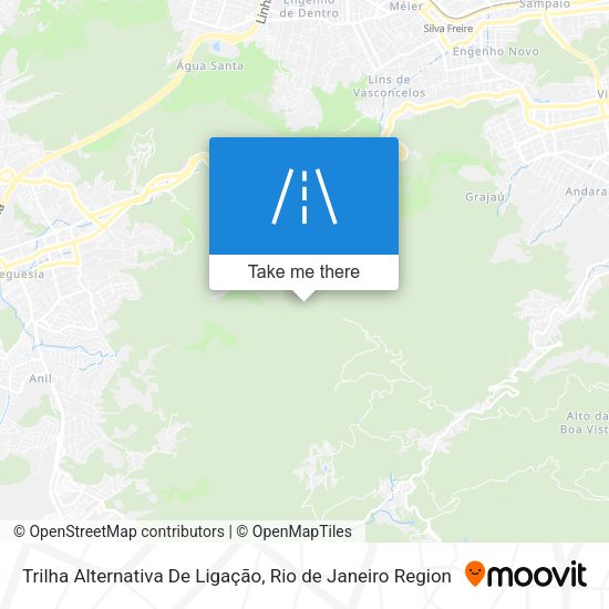 Trilha Alternativa De Ligação map