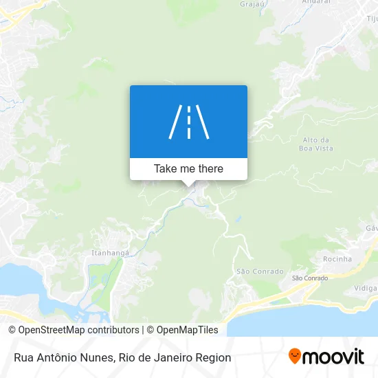 Rua Antônio Nunes map