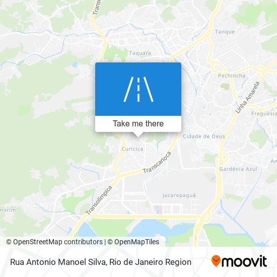 Mapa Rua Antonio Manoel Silva