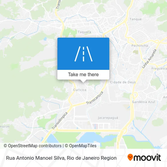 Rua Antonio Manoel Silva map