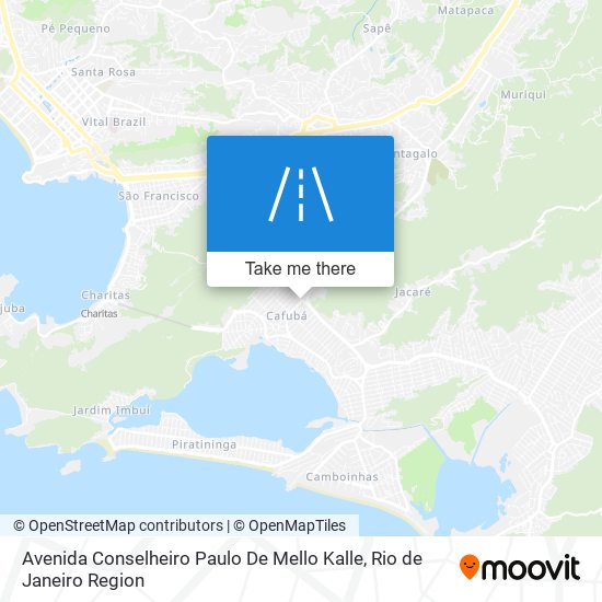 Mapa Avenida Conselheiro Paulo De Mello Kalle