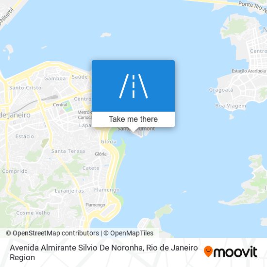 Mapa Avenida Almirante Silvio De Noronha