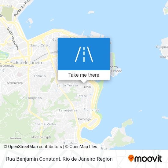 Rua Benjamin Constant map