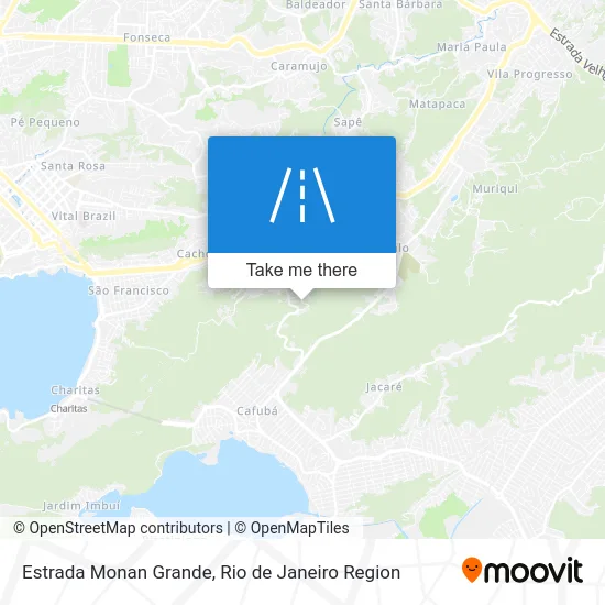 Estrada Monan Grande map