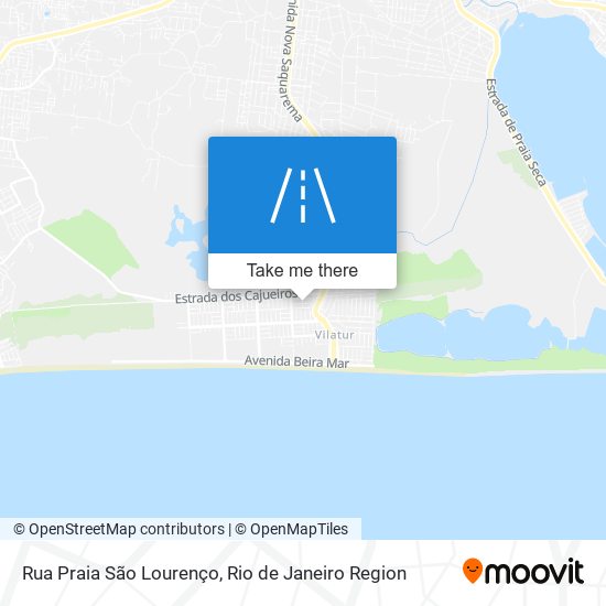 Rua Praia São Lourenço map