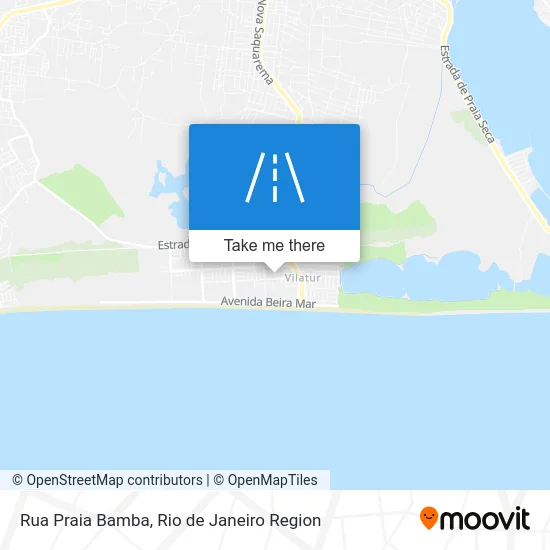 Rua Praia Bamba map