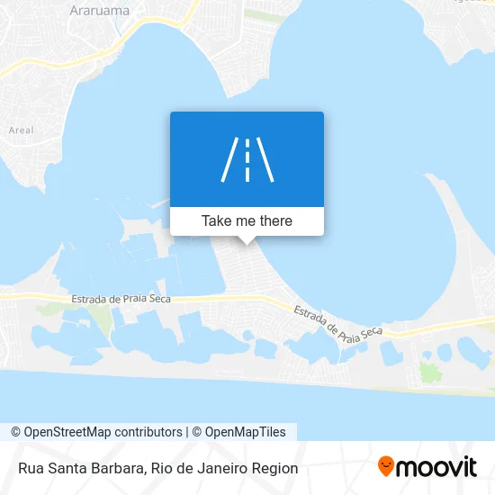 Rua Santa Barbara map