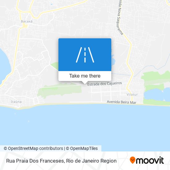 Rua Praia Dos Franceses map