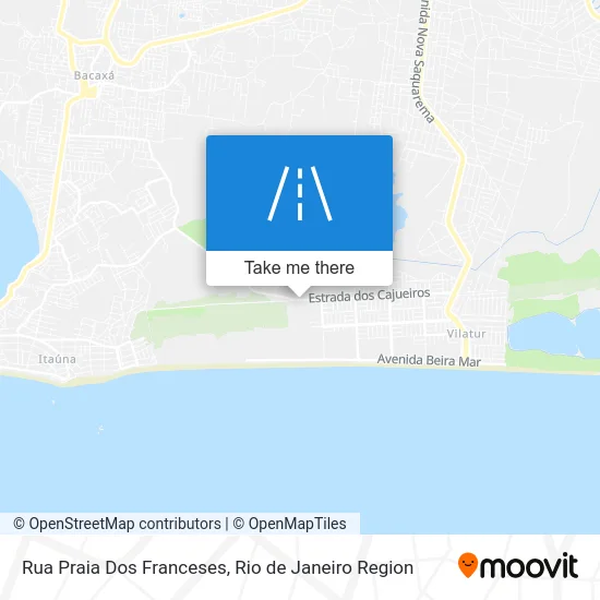 Rua Praia Dos Franceses map