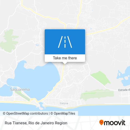 Rua Tianese map