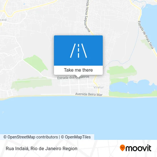 Rua Indaiá map
