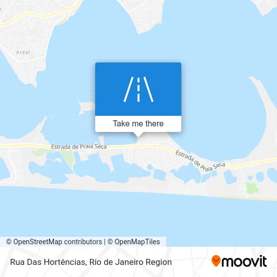 Rua Das Hortências map