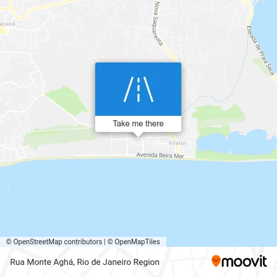 Rua Monte Aghá map