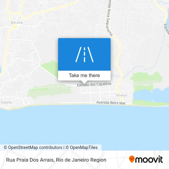 Rua Praia Dos Arrais map