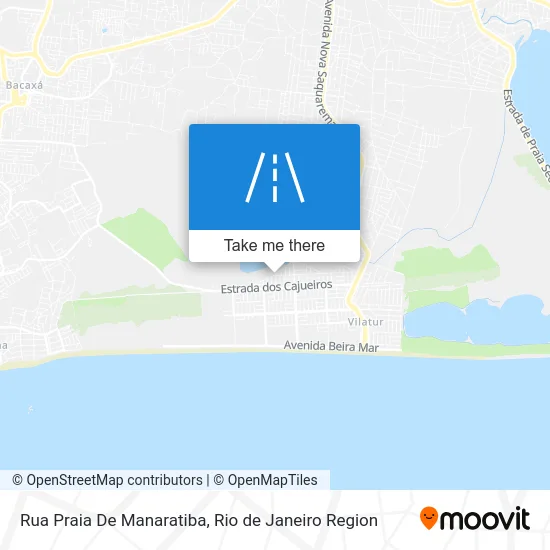 Rua Praia De Manaratiba map