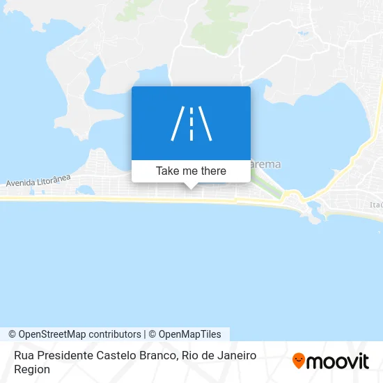Rua Presidente Castelo Branco map